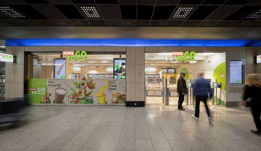 Rewe-To-Go Aerodrom Frankfurt. Foto: Christian-Christes